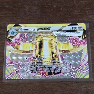 Pokemon Card Bronzong BREAK #62 XY Fates Collide Break holo card 62/124